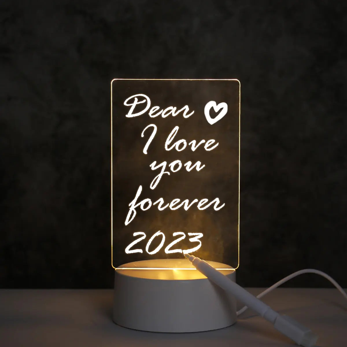 Message Board Lamp